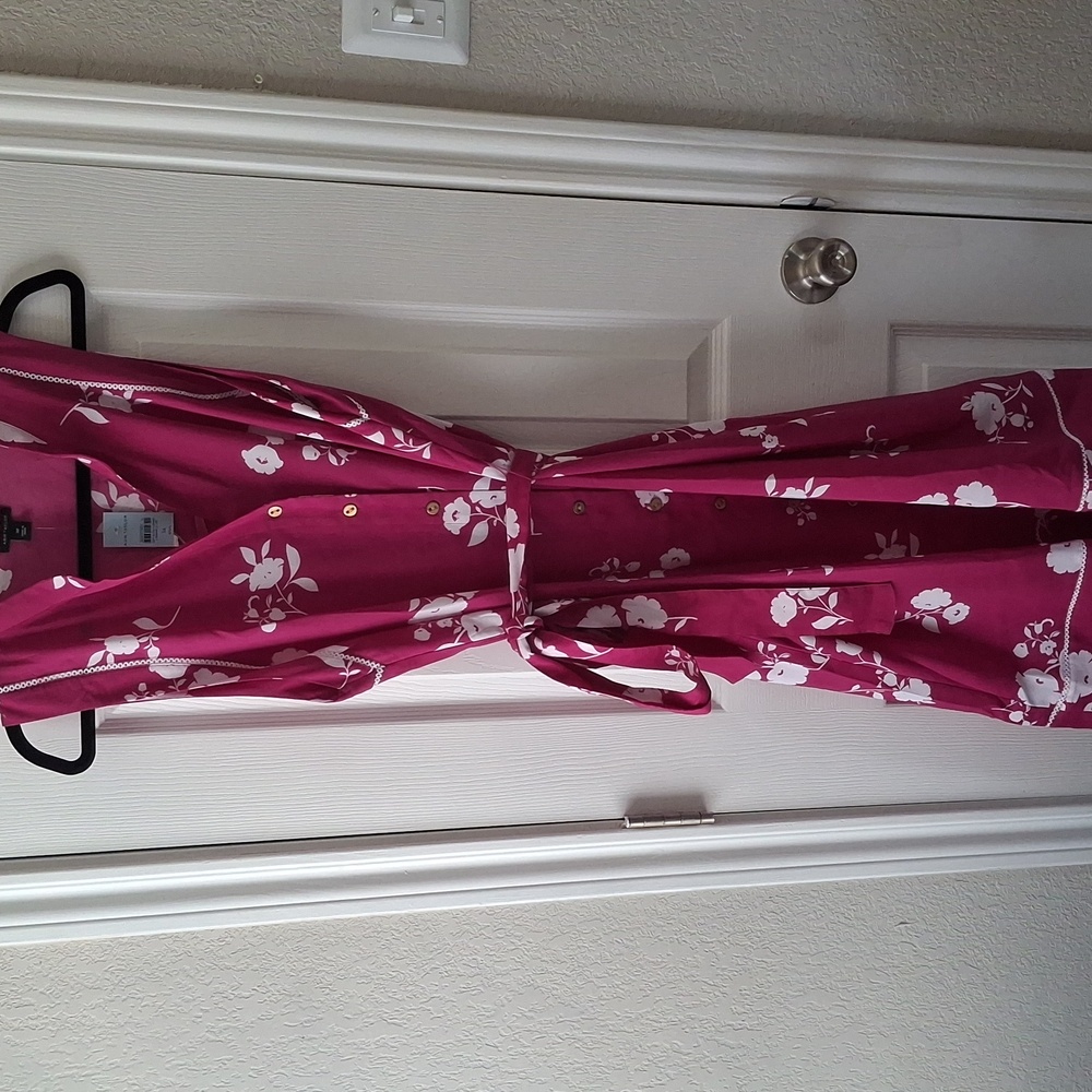 Ann Taylor Pink Floral Dress